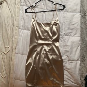 Gold Metallic Dress
